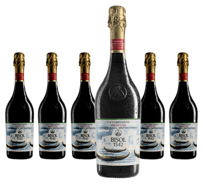 6 x Bisol Gondolieri Brut Millesimato Prosecco DOCG   2024