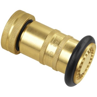 Fire Hose Nozzle 1'' NH/NST Brass Spray Jet Fog 100 PSI
