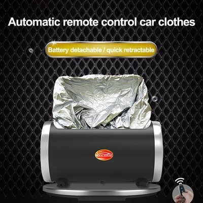 Automatic Full Car Cover Waterproof For SUN UV Snow Protection w/Remote Control