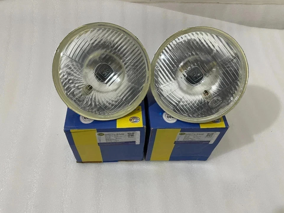 Hella Headlight Lamp Full Beam 7" High Low Beam Light Pair Seepage Proof - Image 2 of 4