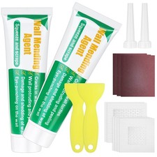 Drywall Repair Kit - Large Hole Patch, Wall Mending Agent 2 Pack Spackle