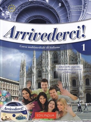 Arrivederci! 1 + online IDEE + CD + DVD: Libro dello studente, Quaderno degli es