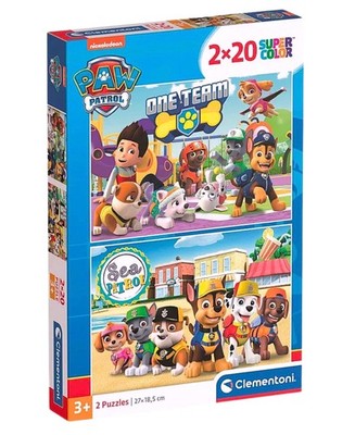 Puzzle PAW Patrol - Clementoni Kinderpuzzle 2x20 Puzzleteile