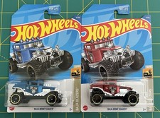 LOT OF 2 - 2022 HOT WHEELS BAJA BONE SHAKER BAJA BLAZERS 2/10 COLOR VARIANTS