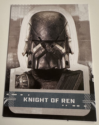 Topps Star Wars Knight of Ren CS19 Sticker The Rise Of SkyWalker: Trading card.