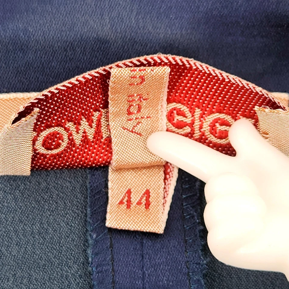 Blazer Romeo Gigli vintage años 90 azul satinado elástico IT 44 / US 10 Estate 1996 Foto 4 de 4