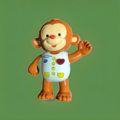 VTech Dress & Discover Friend Talking Monkey Lights & Sounds Learning Toy-Works