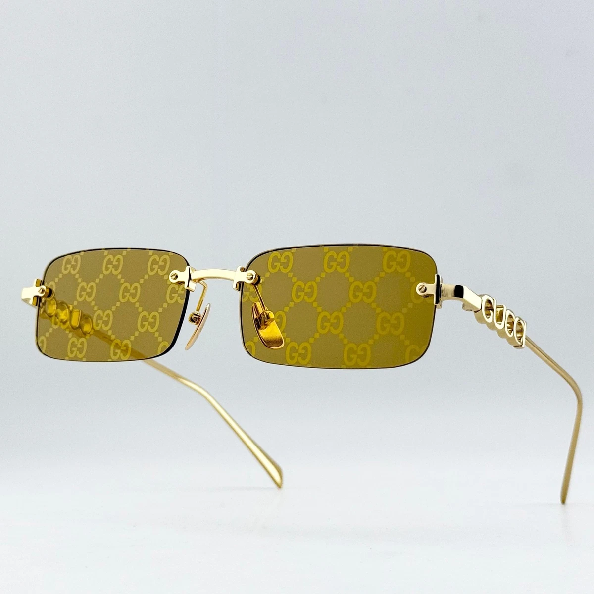 小物 GUCCI sunglasses rimless gold colorlens Gucci Rimless Gold Sunglasses for Women for sale | eBay