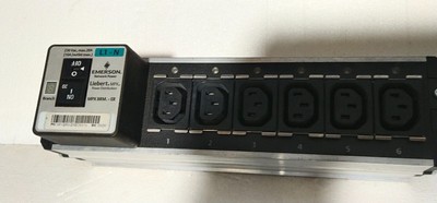 Liebert MPX Power Distribution Unit 6 Out Controller Meter Transmitter Transduce