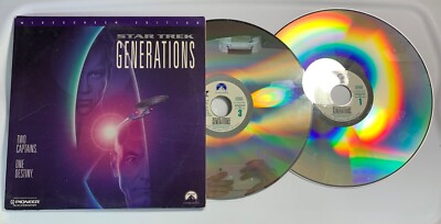 Vintage Star Trek Generations Large Laser Disc Original! | eBay