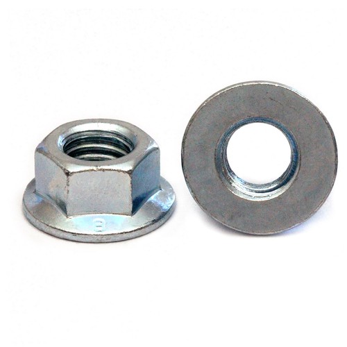 Tuercas de brida hexagonal de zinc M10-1,5, no dentadas, métricas gruesas clase 8, DIN 6923 RoHS - Imagen 3 de 3