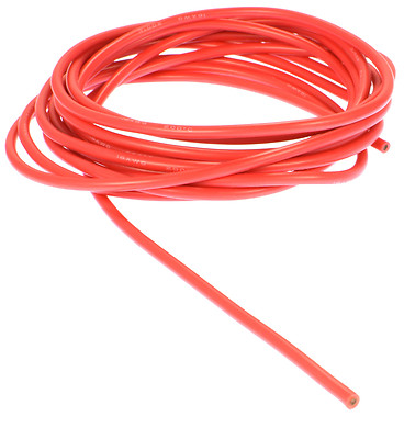Apex Rc Products 10' Black 8mm Heat Shrink Tubing #1207 Insulated Copper Wire