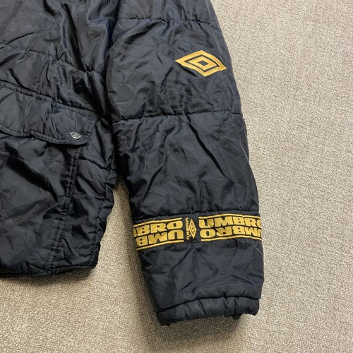 Abrigo Chaqueta Umbro Puffer Con Capucha Vintage Retro Relleno de Poli Y2K L - Imagen 3 de 8