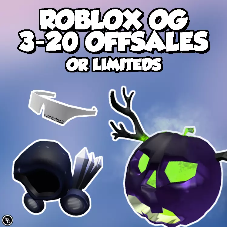 ROBLOX OG 2006-2014, 3-20+ OFFSALES / LIMITEDS, SENT FAST TO YOU