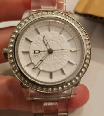 DKNY NY8017 Watch Fine DKNY Silver Tone Stone Set Wristwatch - Etsy main image 2