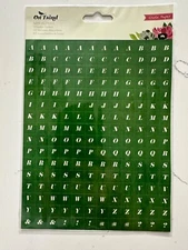 Crate Paper On Trend Mini Alphas 192 Letter Stickers Upper Case Scrapbooking Art