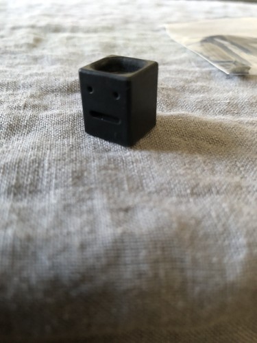 Square Lanyard Bead with Face - Ultem/Delrin
