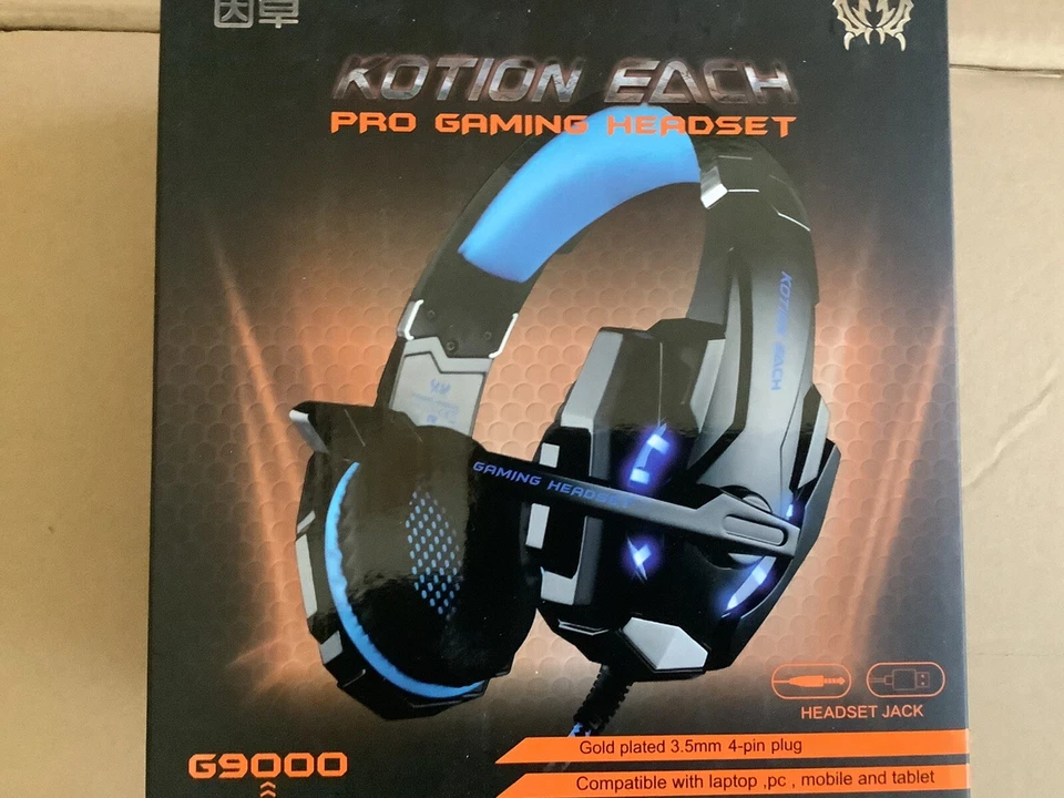 KOTION EACH G9000 3.5mm LED Gaming Headphone Stereo Headset for PC Laptop PS4 - Image 3 of 4