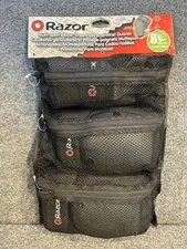 RAZOR - Black - Size 8+ Youth  Multi-Sport Elbow/Knee Pads and Wrist Guards