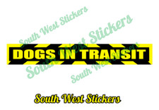 Dogs In Transit Chevron MAGNET MAGNETIC Sign K9 Unit Dog Handler 620mm x1