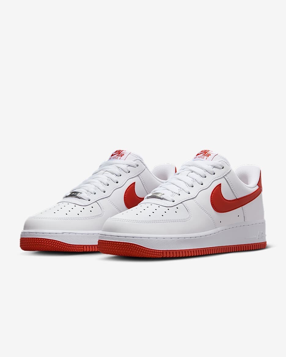 シューズ・サンダルその他 Nike air force 1 07 men shoes FJ4146-112 Nike Air Force 1 07 AF1 White Burgundy Crush Men Casual