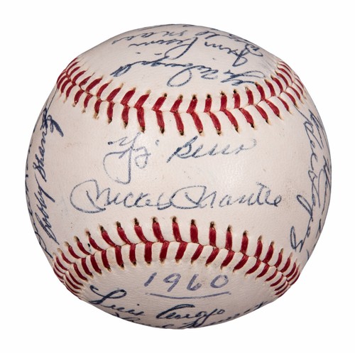 The Finest 1960 Yankees Team Signed 