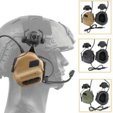 Communication Headset Tactical Headsets Combat Headphone for 19-21 Helmet Rails