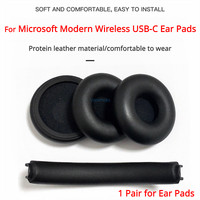 Replacement Ear Pad Headband Pad for Microsoft Modern Wireless USB-A C Headphone