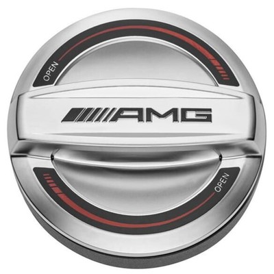 Mercedes-Benz AMG Genuine FUEL FILLER CAP CHROME RED A0004703301  