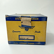 Vtg Original Stewart Warner Wing Gauge Box 6 14 X 6 12 X 5 Advertising Auto