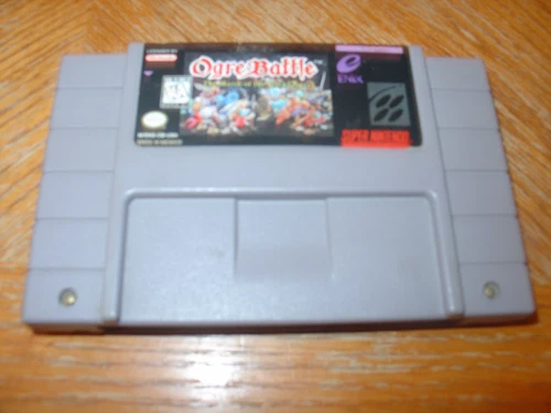 Ogre Battle: The March of the Black Queen (Super Nintendo, 1995) Authentic SNES