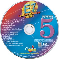 Chartbuster Karaoke CD G E-7 Disc-5 I Saw the Light,I Believe COUNTRY GOSPEL