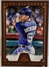 2016 Diamond Kings Baseball Bronze Framed #180 Alex Dickerson RC S. D. Padres