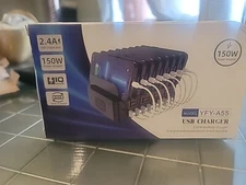 Charging Station Docking 8 Devices 150W 3.5A 16 Port USB Universal Fast Charger