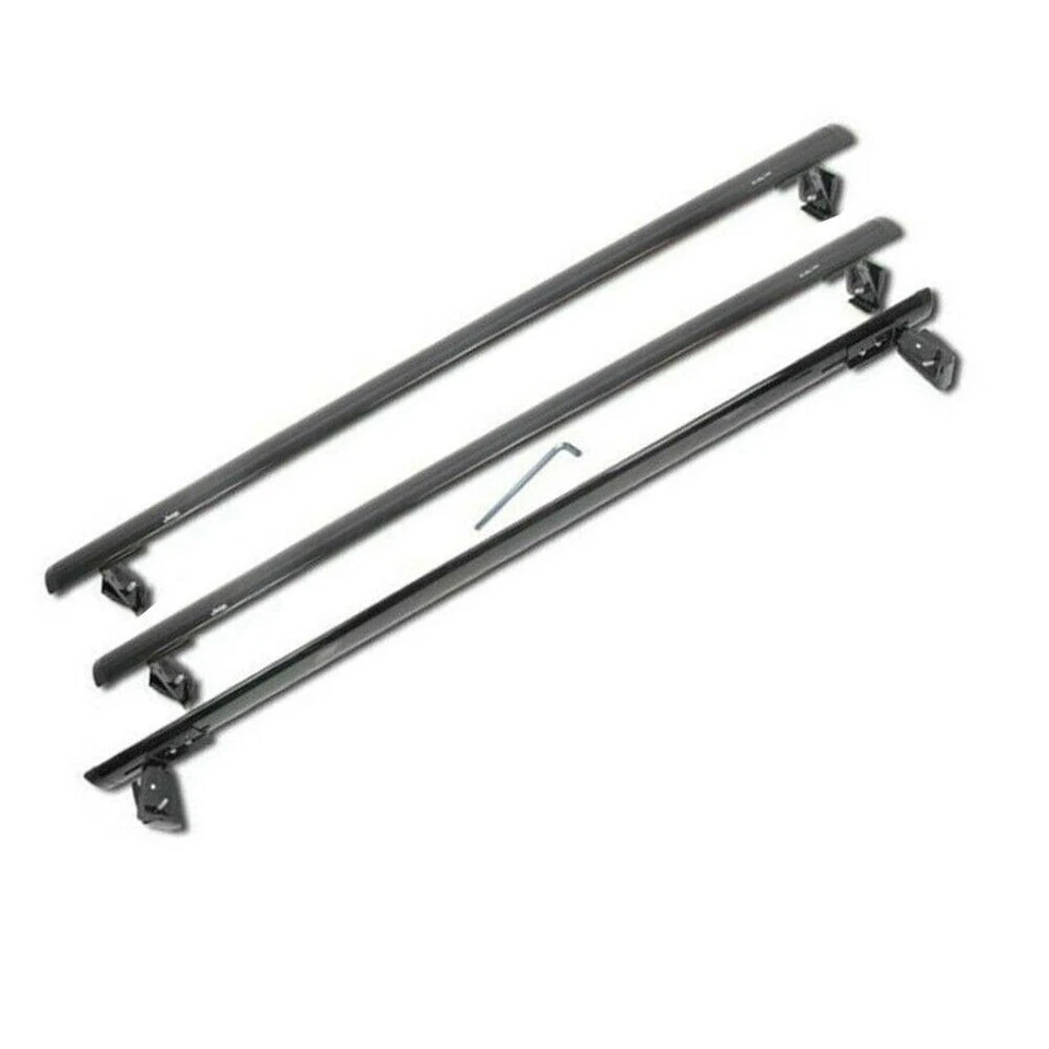 Barra transversal de 3 piezas para equipaje de riel de techo Mercedes Benz Clase G W463 1991-2024 Foto 2 de 4