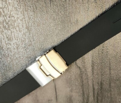 Per Tissot T-TOUCH T013 T047 20mm Cinturino In Morbida Gomma - Foto 11