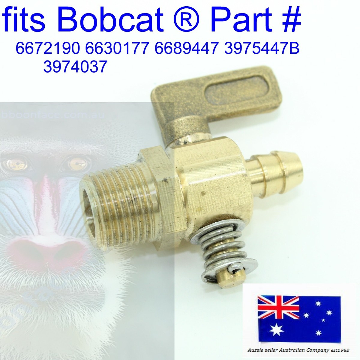 Drain Cock Valve Tap fits Bobcat 6672190 6630177 763 773 7753 S130