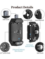 Camera Quick Release Plate W 1/4" to 3/8" Screw Thread, Quick Release System