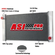 ASI Aluminum Radiator For Mini Cooper S Coupe Clubman One R55 R56 R57 R58 R59