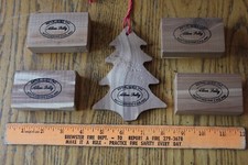 Vintage Allen Solly Cedar Wood Clothing Pocket  Hanger Moth Repellent England