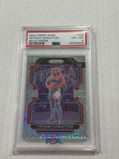 2022 Panini Prizm WWE Tiffany Stratton RC Rookie Mojo Prizm /25 PSA 8 Tiffy Time