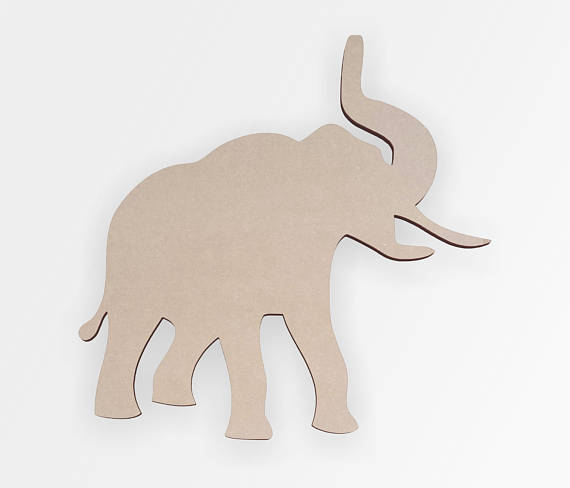 Wooden Elephant Cut Out- Elephant Cut Out, Wall Art, Home Decor, Wall Hanging Super opłacalna produkcja krajowa
