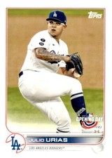 2022 Topps Opening Day #65 Julio Urias Los Angeles Dodgers