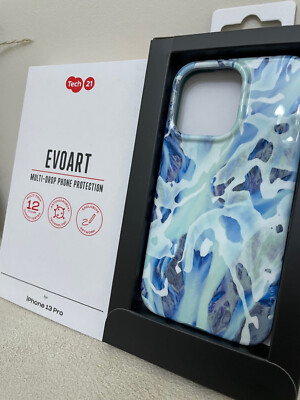 Tech21 Evo Art FROZEN RIVER für iPhone 13 Pro - Schutzhülle Handy Hard Case Cover