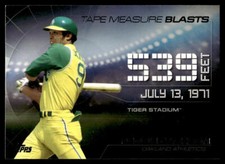 2015 Topps Update Reggie Jackson #TMB-4 Tape Measure Blasts Oakland Athletics