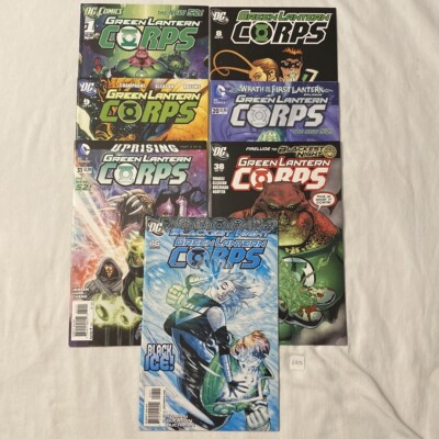 DC Comics Green Lantern Corps Comics ~ Lot of 7 ~ Issues 1-8-9-20-31-38-46