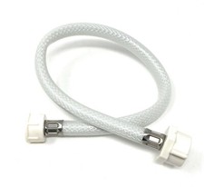 1/2" x 7/8" Female PVC Braided Hose Toilet Water Supply Line 20" long