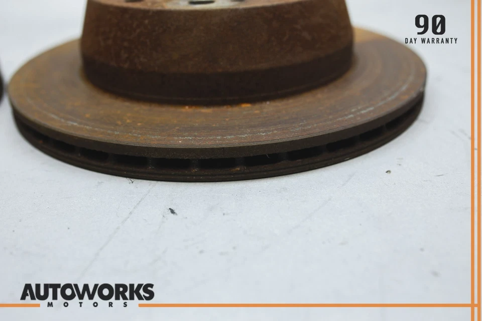 85-88 Porsche 944 924 928 Juego de 2 discos de rotor de freno trasero izquierdo y derecho OEM Foto 4 de 4