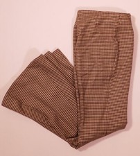 STELLA MCCARTNEY Women's Mona Houndstooth Wool-Tweed Flared Pants Sz 4  743 