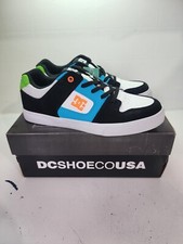 Youth Skateboard Shoes DC SHOE US 6.0 White/Blue/Black PURE ELASTIC